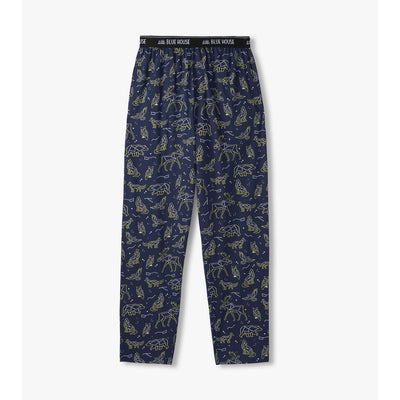 Little Blue House - Animal Constellations Mens Pajama Pants