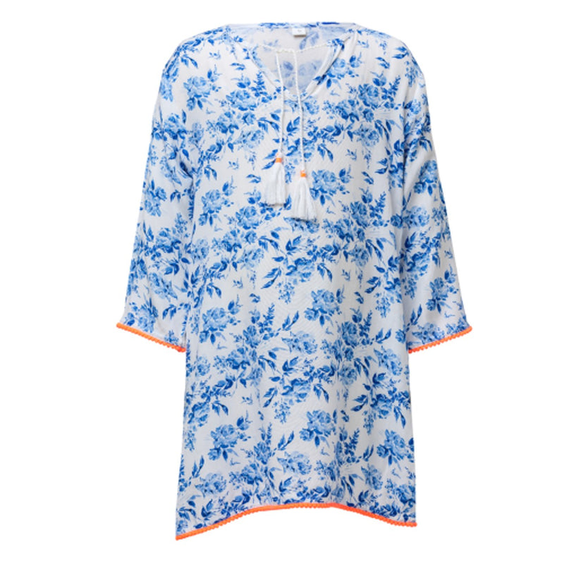 Snapper Rock - Girls Cottage Floral Classic Kaftan