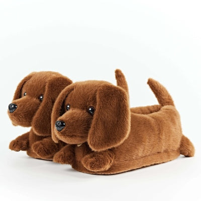 Oooh Yeah - Womens Birdie the Dachshund-Hugger Slippers-Womens