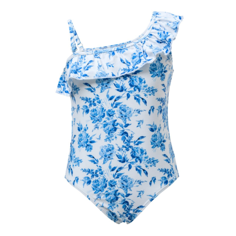 Snapper Rock - Girls Cottage Floral One Shoulder Fr