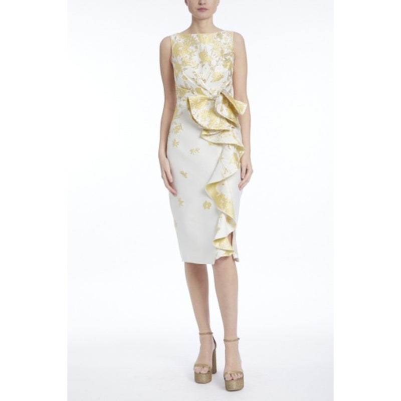 Badgley Mischka - Womens Side Flounce Brcde