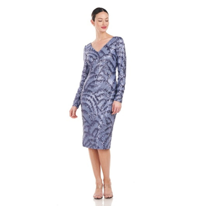 JS Collections - Womens Andie V-Neck Dress
