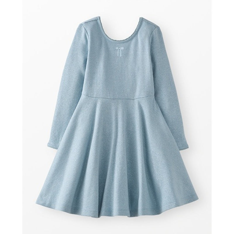 Hanna Andersson - Kids Long Sleeve Sparkle Skater Dress with Pockets