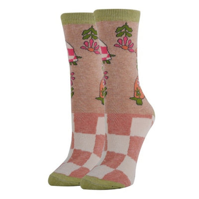 Oooh Yeah - Womens Groovy Turtle Women's Crew Socks