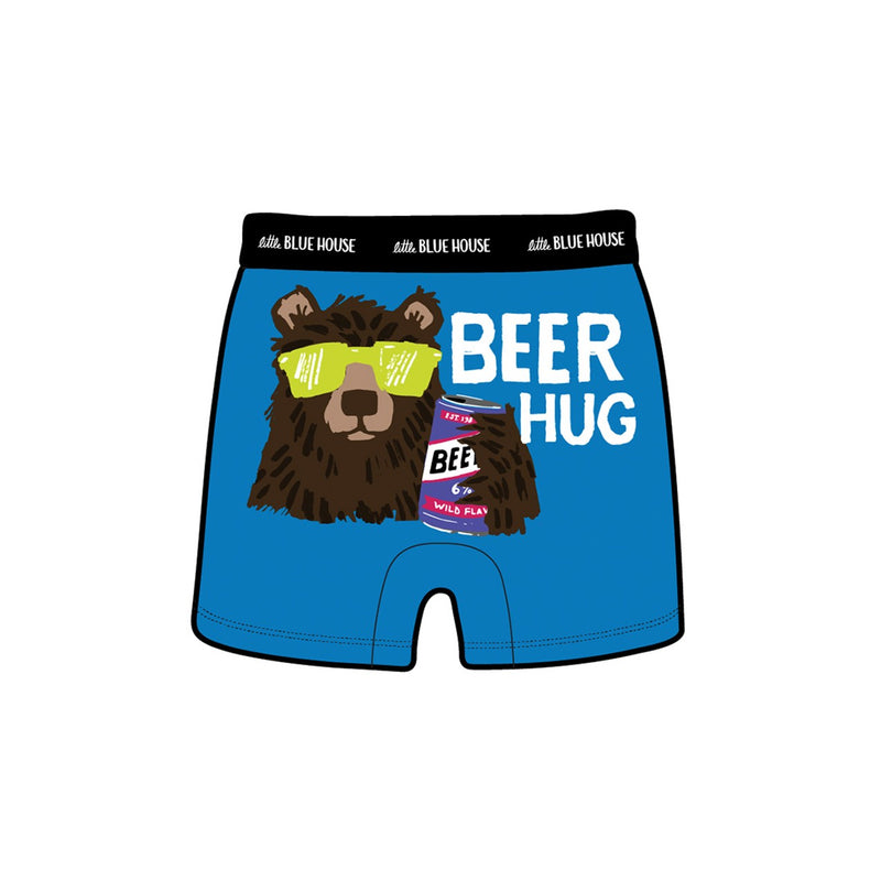 Little Blue House - Beer Hug Mens Boxer Brief