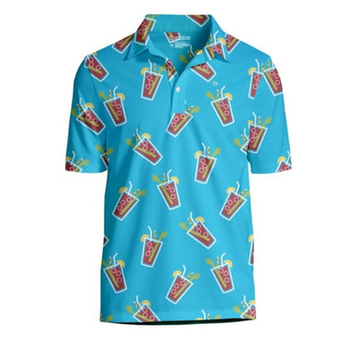 Tipsy Elves - Mens Breezy Bloody Mary Golf Polo