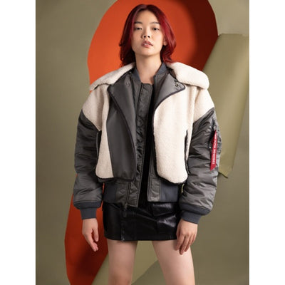 Alpha Industries - Womens B-15 Sherpa Hybrid with