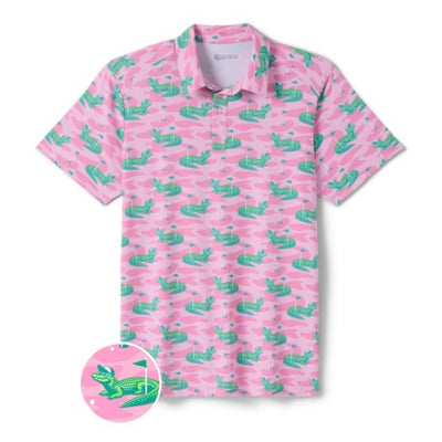 Tipsy Elves - Mens Gator Golfer Golf Polo
