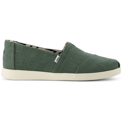 TOMS - Womens Alpargata Plus - Bonsai Green Heritage Canvas