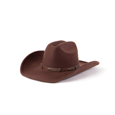 San Diego Hat Company - Faux Felt Cattlemans Crease Cowboy