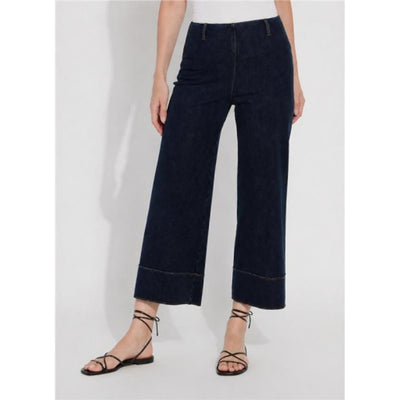 Lysse - Womens Margo Hi Waist Wide Crop Denim Curvy