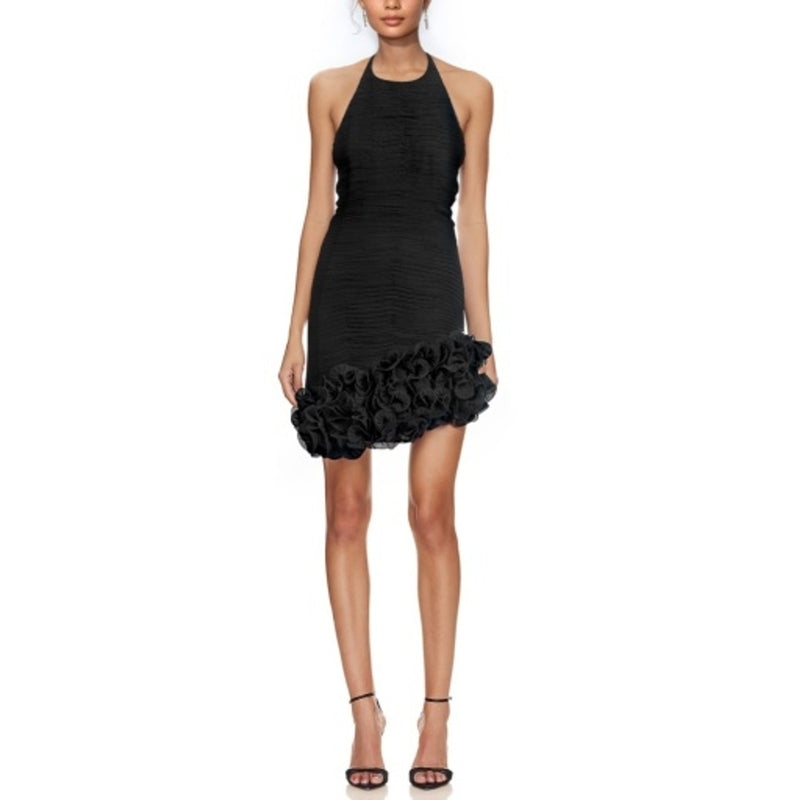 Badgley Mischka - Womens Asym Oct Hem Mini