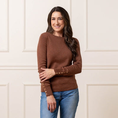 Hope & Henry - Womens Organic Rib Knit Sweater Top