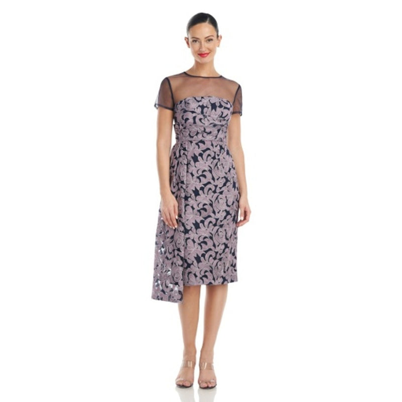 JS Collections - Womens Carrie Draped Cocktail Dress