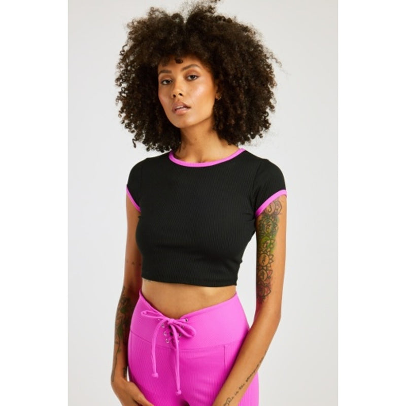 Year of Ours - Womens Ribbed Ringer Tee