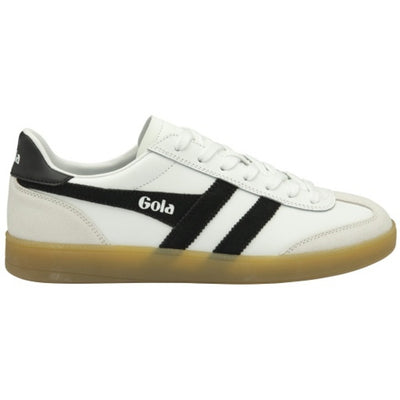 Gola - Womens Viper Leather Sneakers - White/Black/Gum