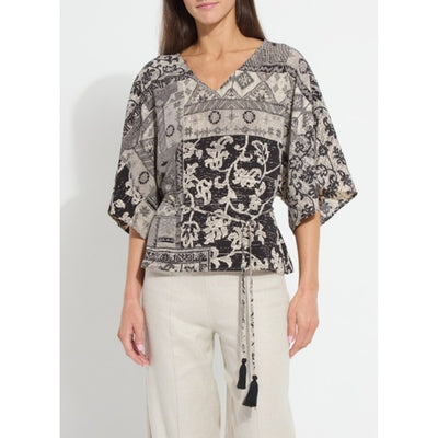 Lysse - Womens Ipanema Printed Dolman Sleeve Top
