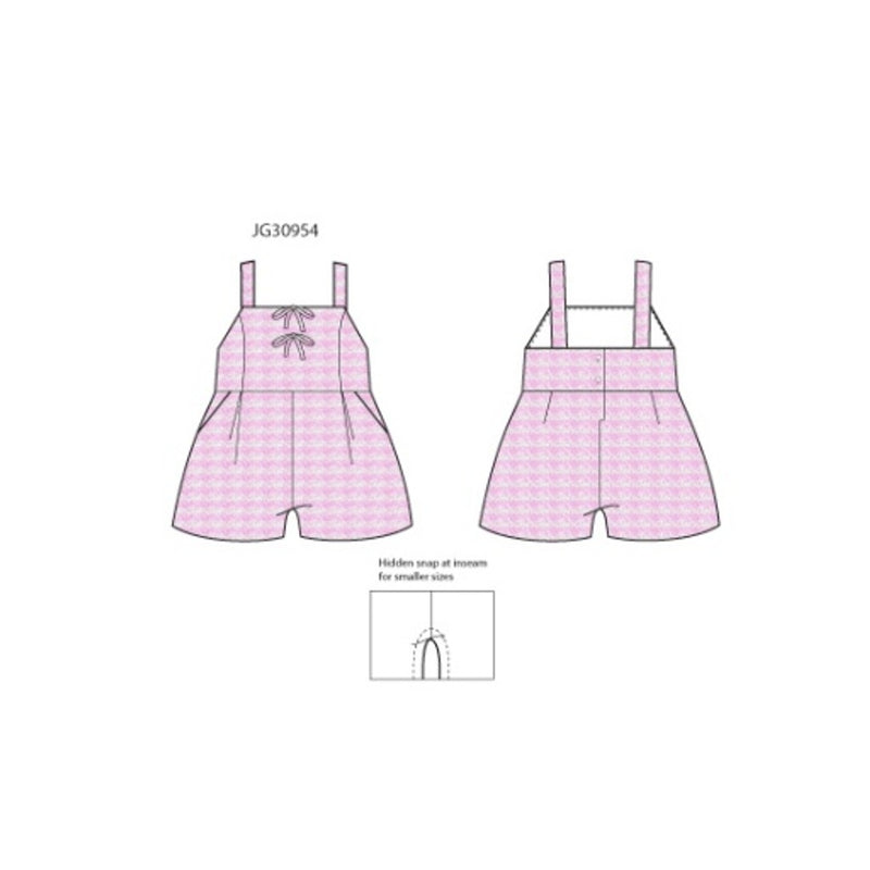 Janie and Jack - Girls with Pnk Boucle Romper E1