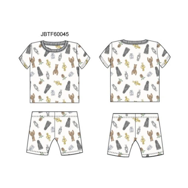 Janie and Jack - K Short Sleeve Star Wars Shortie Disney Sleep Sb1 S0