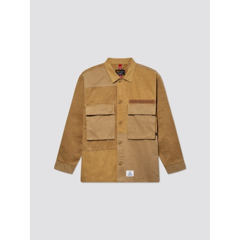 Alpha Industries - Mens Mixed Media Shirt Jacket