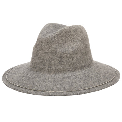 San Diego Hat Company - Among Stars Machine Knit Fedora Rinestone Brim