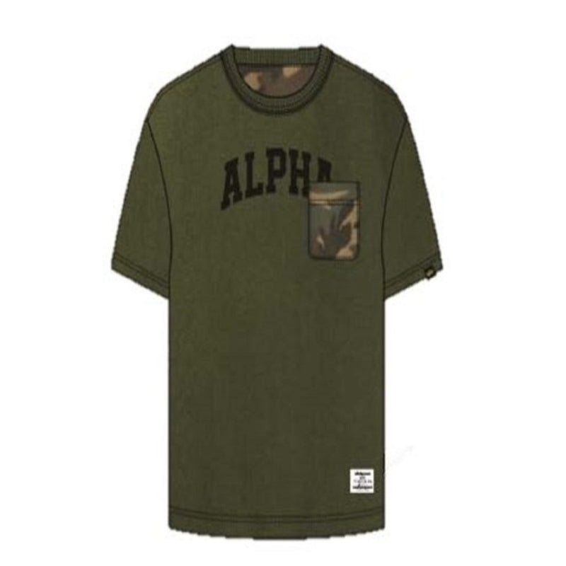 Alpha Industries - Mens Alpha Camo Pocket Tee