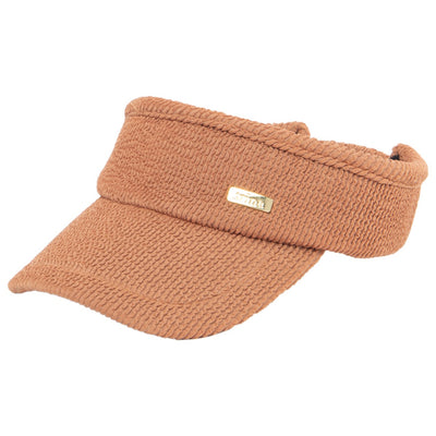 San Diego Hat Company - Trina Turk Poly Blend Visor Sand