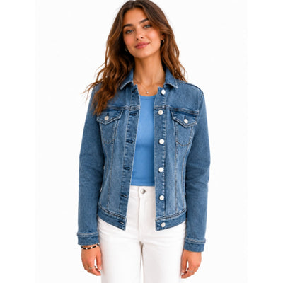 1822 Denim - Womens Classic Sustainable Jean Jacket