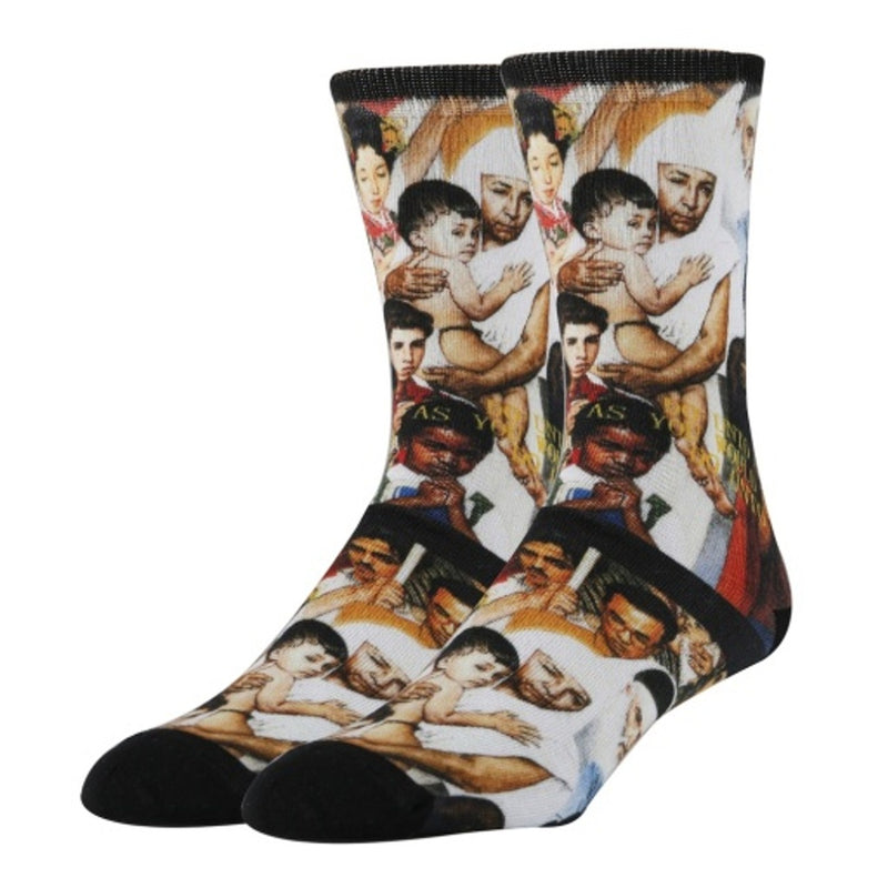 Oooh Yeah - Mens Crew Socks-Golden Rule