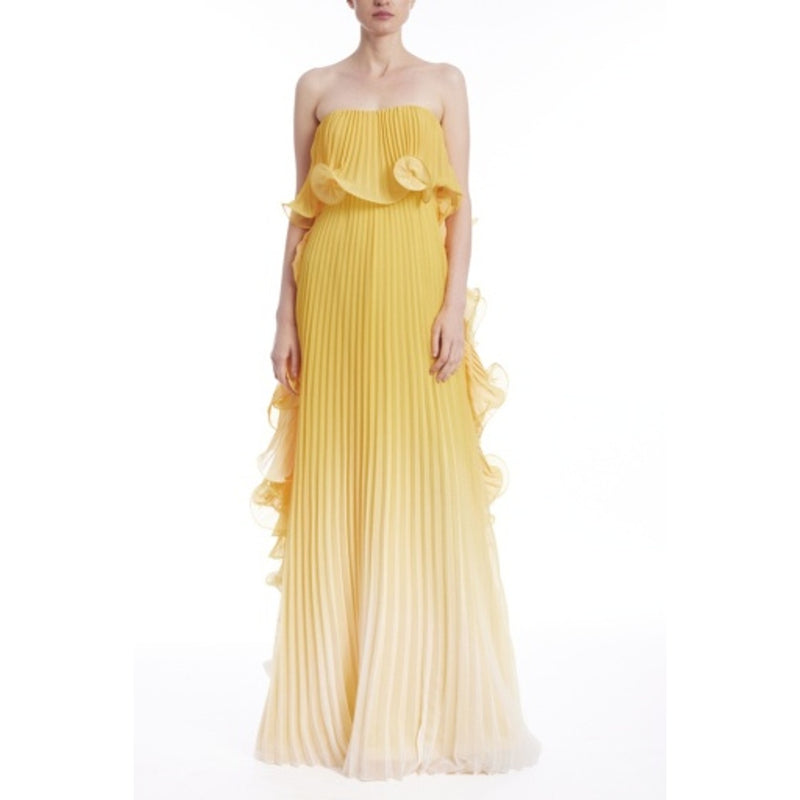 Badgley Mischka - Womens Ombre Ruffle