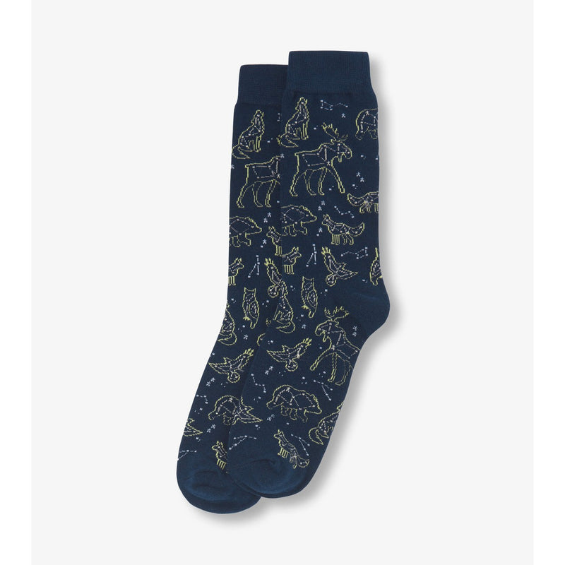 Little Blue House - Animal Constellations Womens Crew Sock