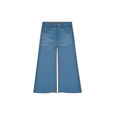 Liverpool Los Angeles - Womens Claire Hr Relaxed Culotte Pant 20" Ins