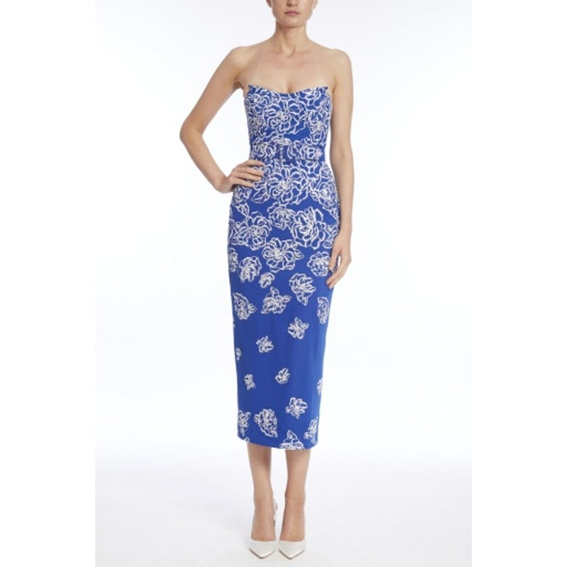 Badgley Mischka - Womens Caviar Floral Strpls