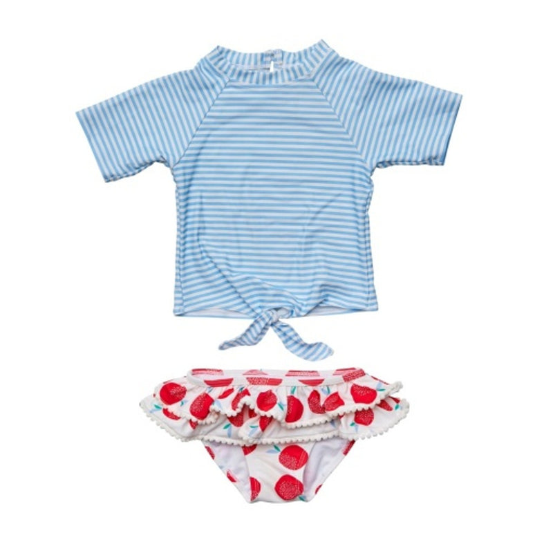 Snapper Rock - Girls Juicy Fruit Short Sleeve Ruffle Set