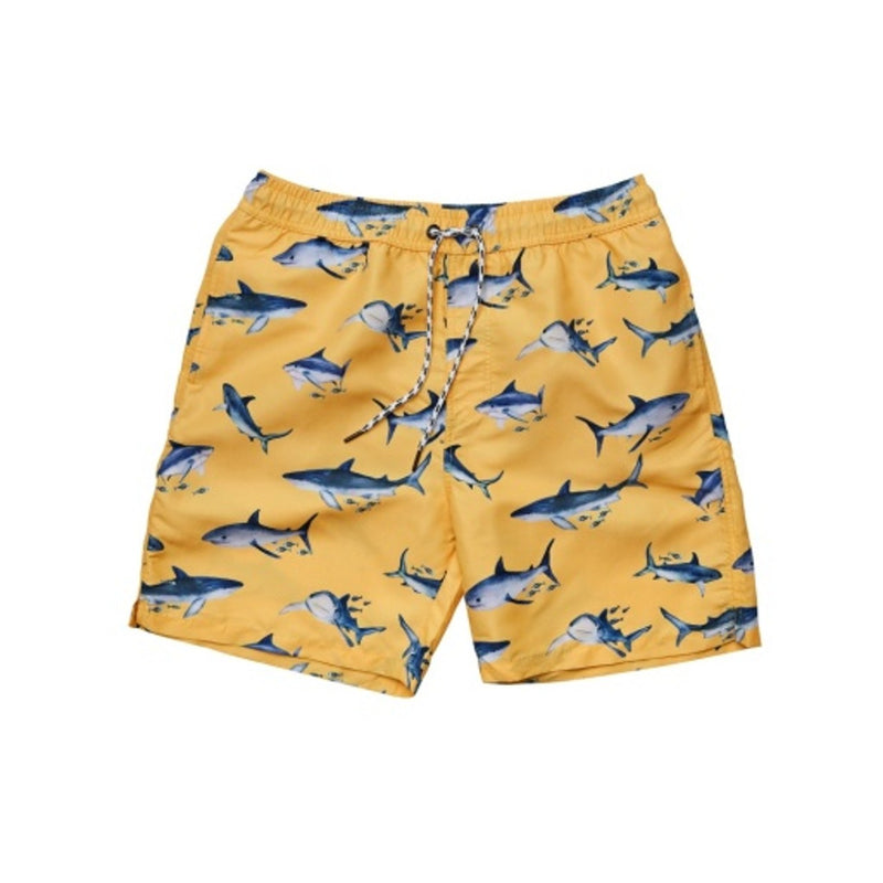 Snapper Rock - Mens Sunrise Shark Volley Board Short