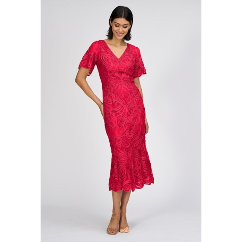 JS Collections - Womens Camila Soutache Tea Cocktail