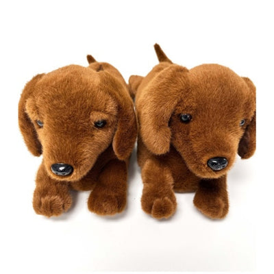 Oooh Yeah - Kids Birdie the Dachshund-Hugger Slippers-Kids
