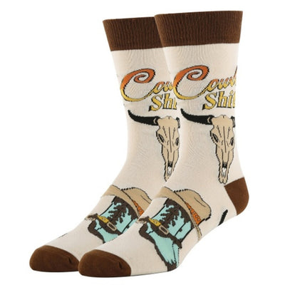 Oooh Yeah - Mens Cowboy Men's Crew Socks