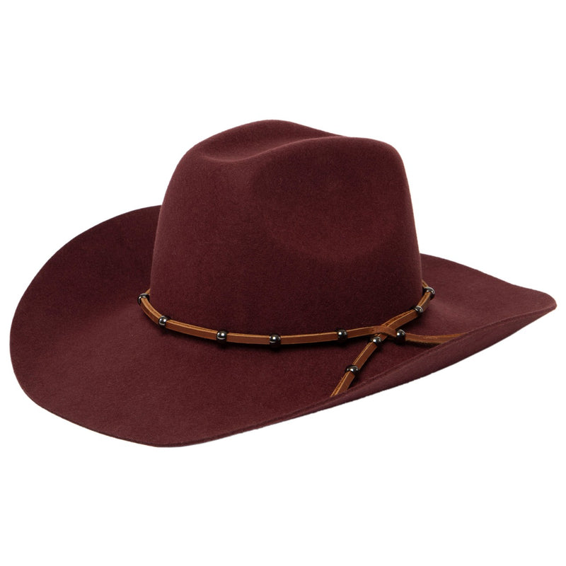 San Diego Hat Company - Jean Womens Wool Felt Cattlemans Crease Cowboy