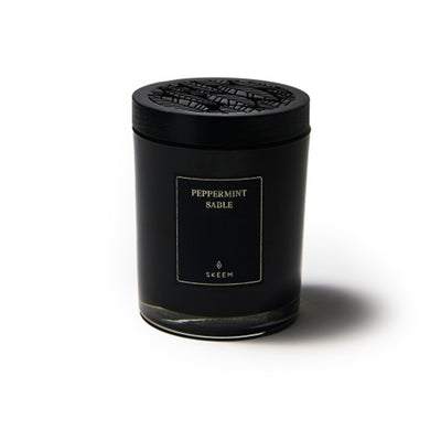 Skeem - Unisex Peppermint Sable Obsidian Candle
