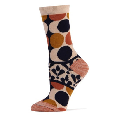Oooh Yeah - Womens Cosmic Sounds Black Label Bamboo Crew Socks, Women's