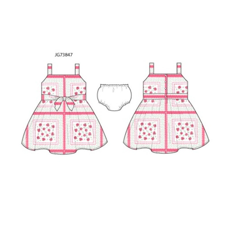 Janie and Jack - Girls with Multi Scarf Tie Dress Sm0