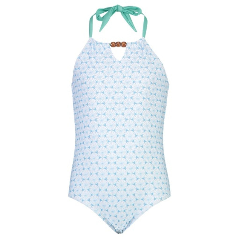 Snapper Rock - Girls Oceania Sustainable Halter Swimsuit