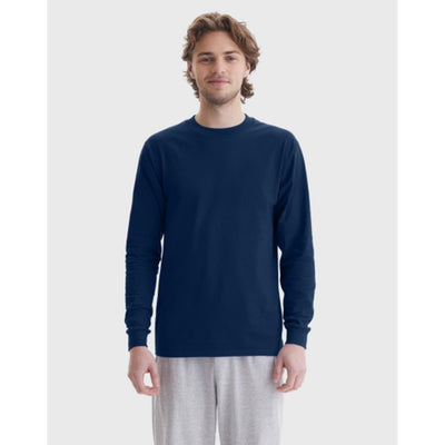 Hanes - Mens Beefy Men's Long Sleeve T-Shirt Cotton