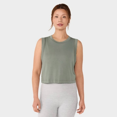 Thirty Three Threads - Unisex Sporty Tank Leaf
