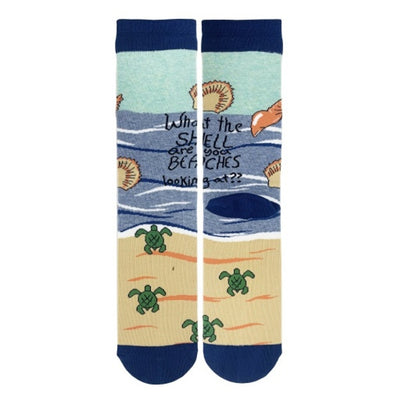 Oooh Yeah - Mens Crew Socks What the Shell