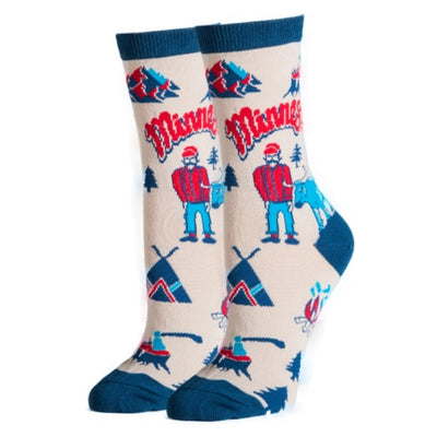 Oooh Yeah - Womens Crew Socks-Minnesota