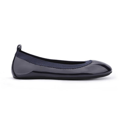 Yosi Samra - Kids Miss Samara Ballet Flat in Navy Patent Kids