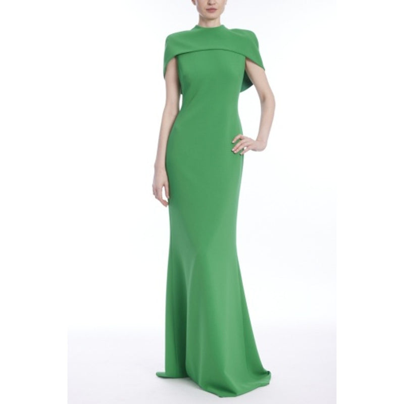 Badgley Mischka - Womens Popvr Cape Gown