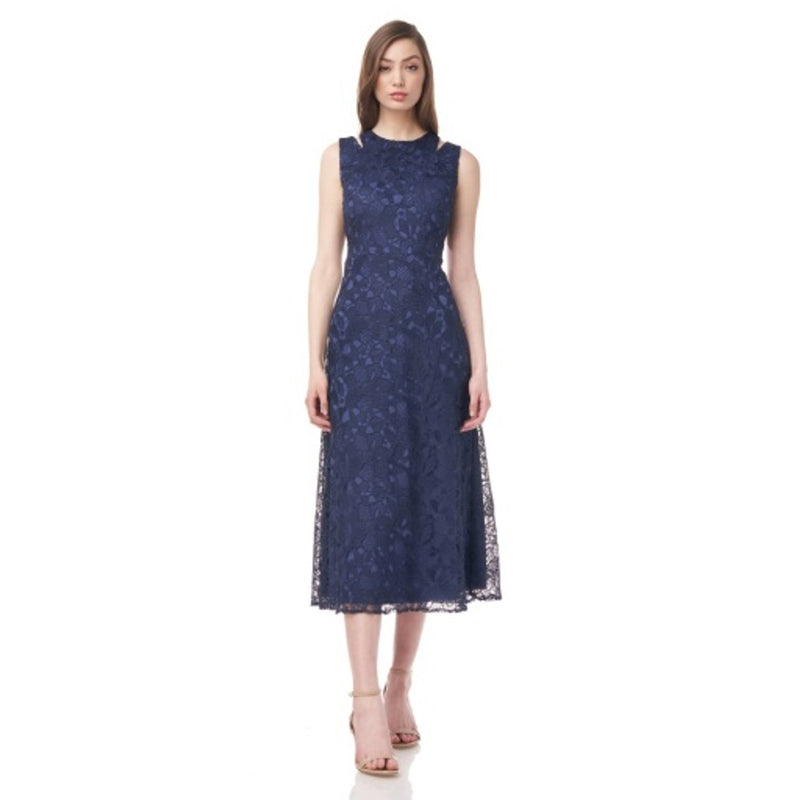 JS Collections - Womens Vera T-Length Dress